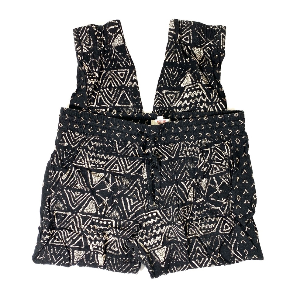Mossimo Lounge Pant Black & Cream Pattern Large - Picture 2 of 3